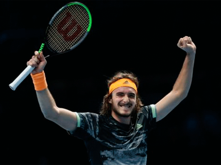 Tsitsipas venció a Federer y jugará la gran final del ATP de Londres