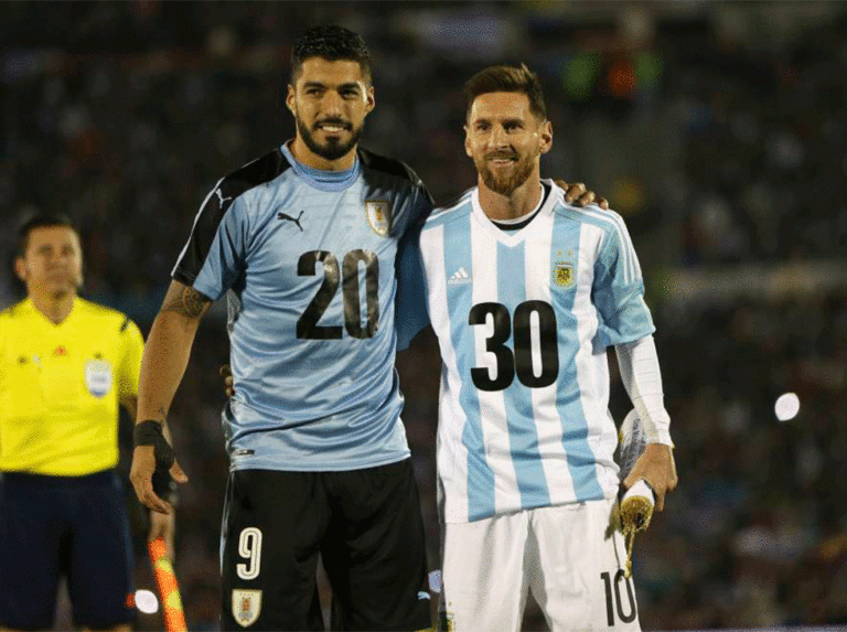 Messi y Suárez protagonizan duelo entre Argentina y Uruguay en tierra santa