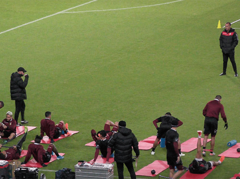 Dudamel trabajó con toda la plantilla Vinotinto