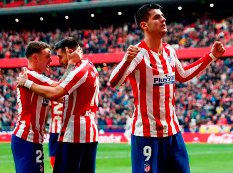 Morata y Koke remontaron al Atlético