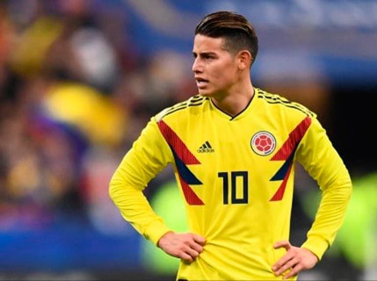 James brinda ayuda humanitaria a Colombia