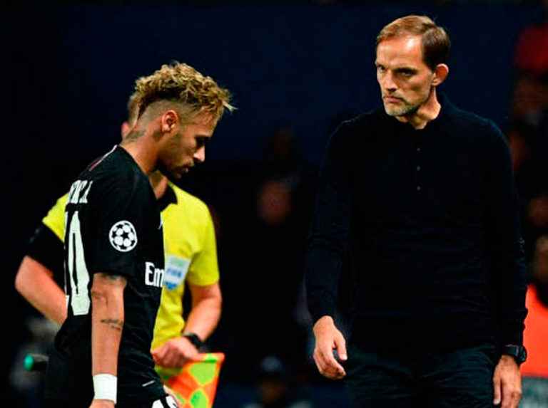 Tuchel criticó a Neymar por su viaje a la Copa Davis