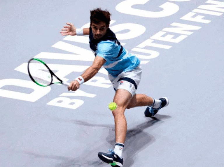 Guido Pella dio el primer punto a Argentina sobre Chile