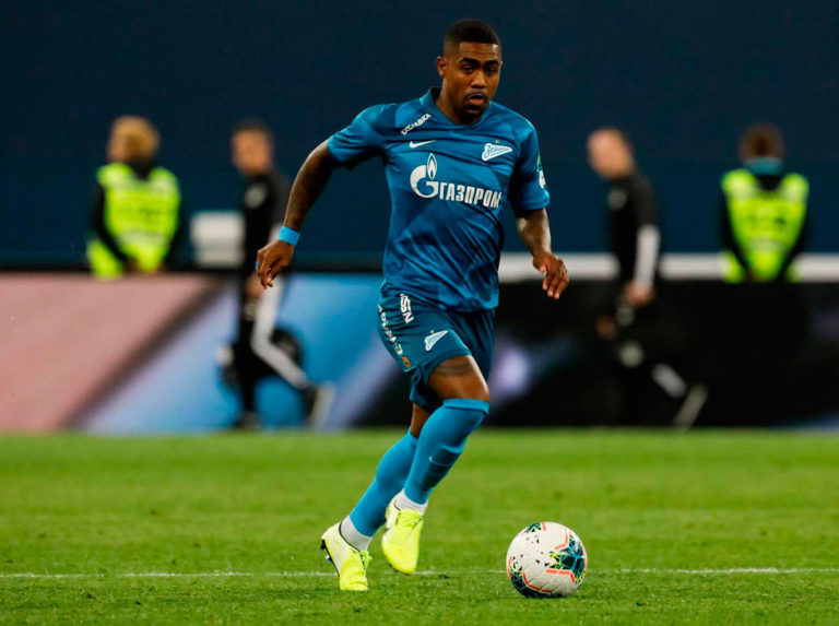 Brasileño Malcom se suma a la pretemporada invernal del Zenit tras lesión