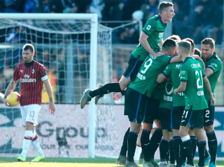 Atalanta se dio banquete con el Milan