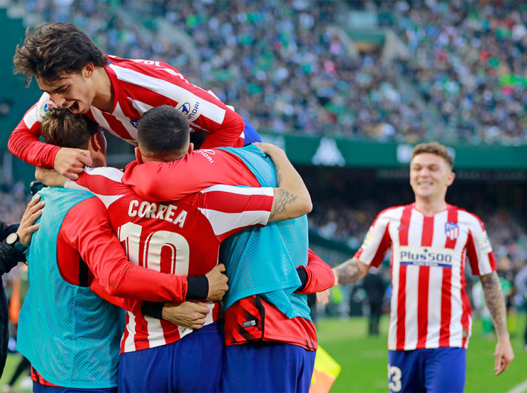 Atlético de Madrid acabará el año en zona Champions