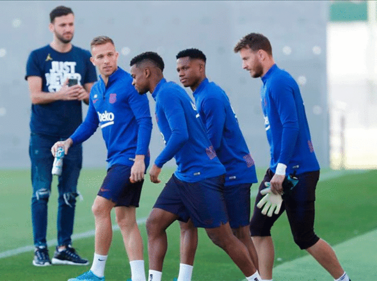 Arthur y Ansu Fati serán bajas ante el Mallorca