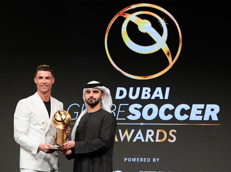 CR7 se alzó con el Globe Soccer a mejor jugador del 2019 (+Video)