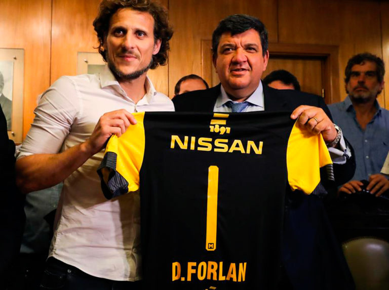 Diego Forlán, nuevo entrenador del Peñarol uruguayo