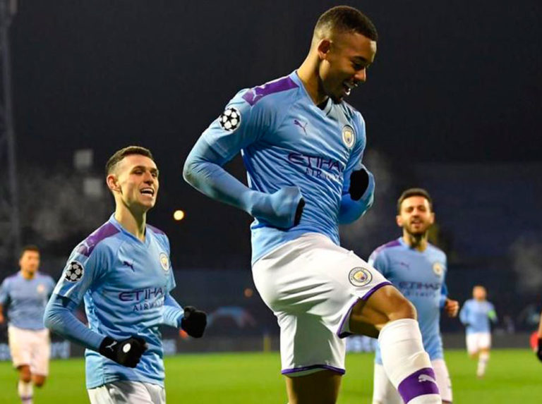 Gabriel Jesús marcó hat trick en la goleada del City