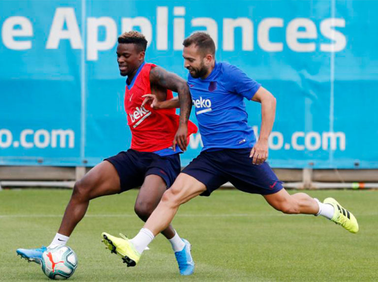 Jordi Alba y Semedo se recuperan y apuntan a Anoeta