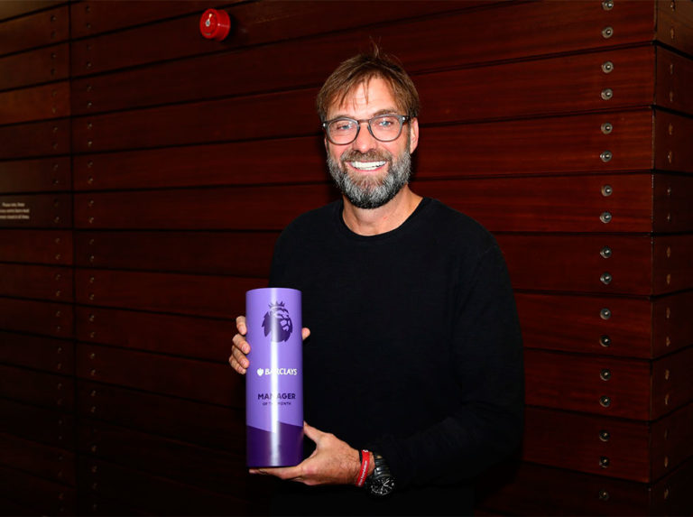 Jürgen Klopp fue el mejor entrenador de noviembre en la Premier