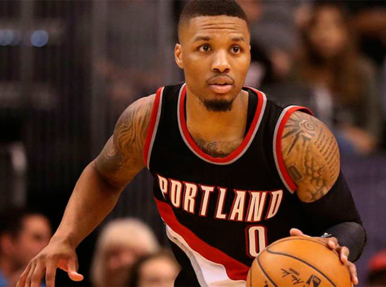 Damian Lillard lideró el triunfo de los Trail Blazers
