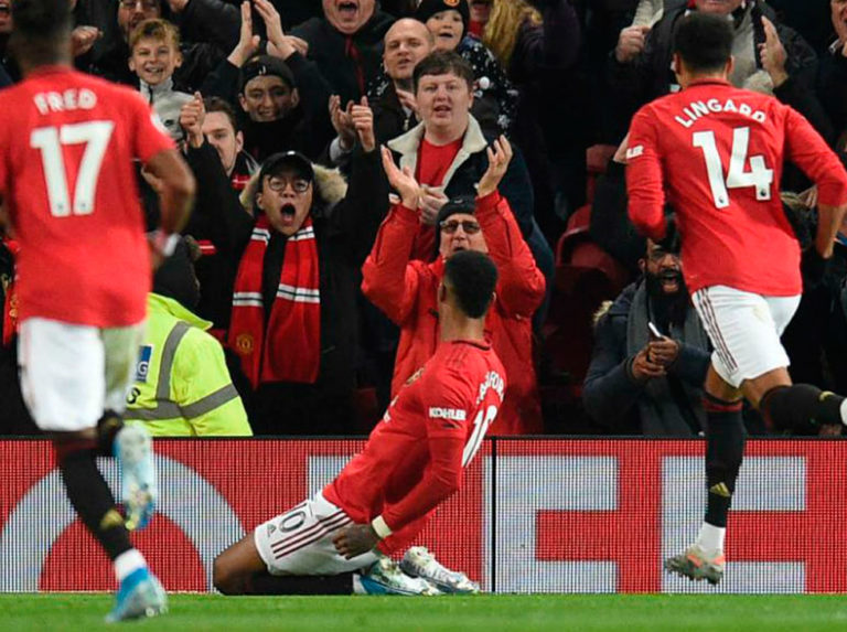 Manchester United venció al Totteham de Mourinho