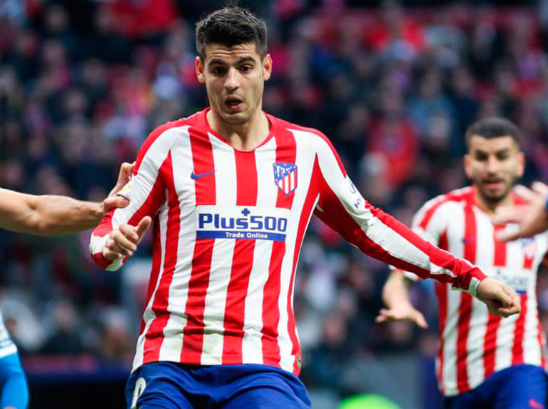 Morata sufrió lesión muscular y estará de baja por dos semanas