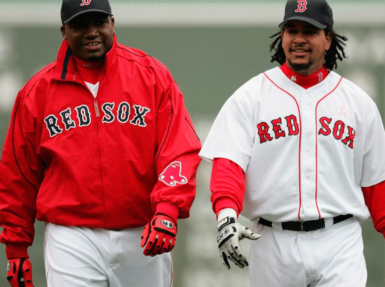 Big Papi y Manny Ramírez al Salón de los Medias Rojas