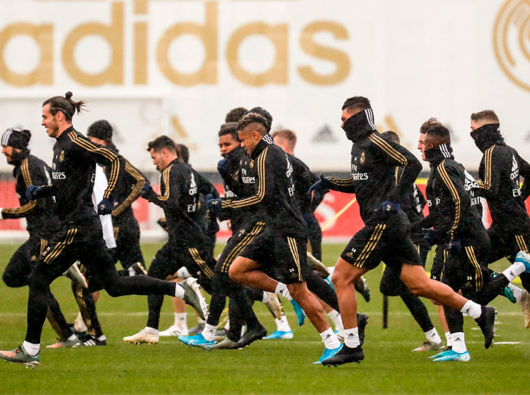Real Madrid cerró la preparación del clásico sin James
