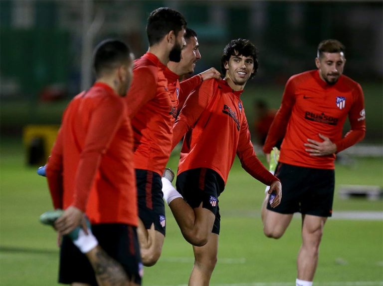 Atlético Madrid realizó su último entrenamiento antes de la final (+Video)