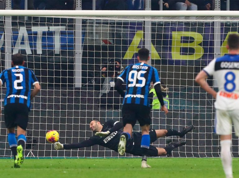 Inter cedió puntos ante el Atalanta