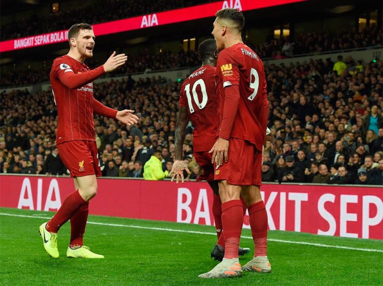 Liverpool extiende su buen momento superando al Tottenham