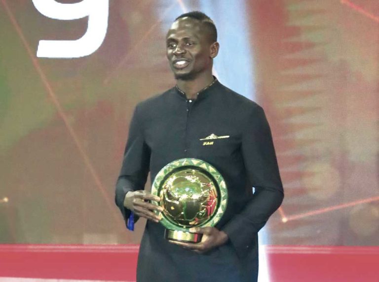 Sadio Mané elegido mejor jugador africano de 2019