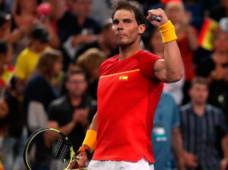 Nadal sufre ante Nishioka para meter a España en los cuartos de la Copa ATP