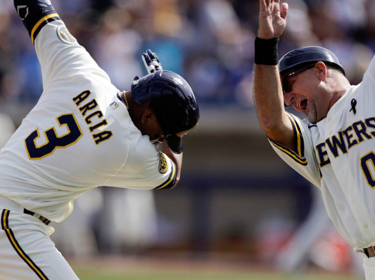 Arcia y Odor se volaron la barda en los Spring Training