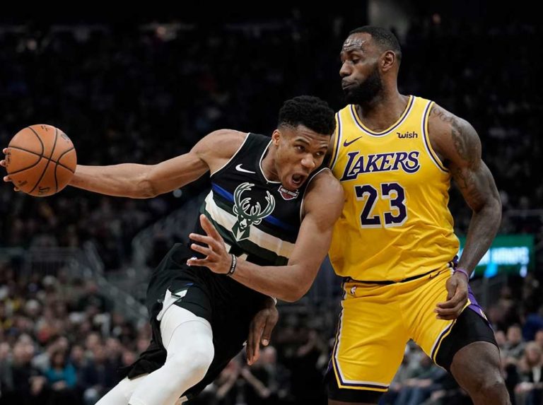Antetokounmpo y LeBron a la carga