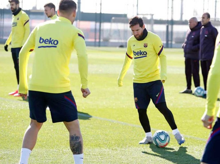 El Barça prepara partido contra Eibar