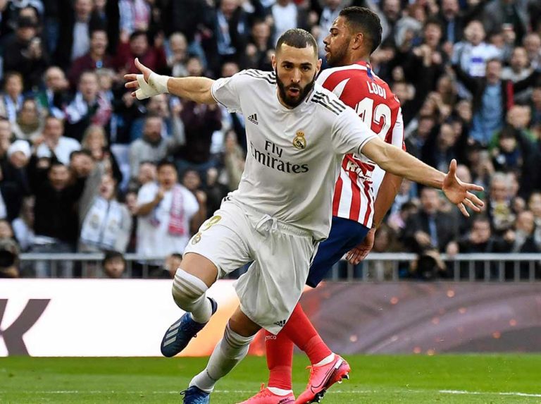 Benzema fue el héroe del Derbi Madrileño