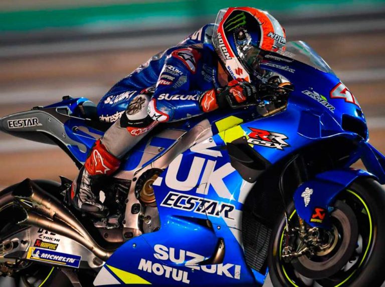 Suzuki al frente en el primer día del test en Losail