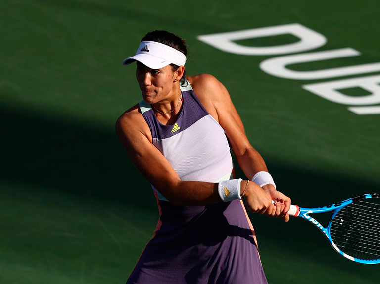 Muguruza clasificó para los cuartos de final en Dubai