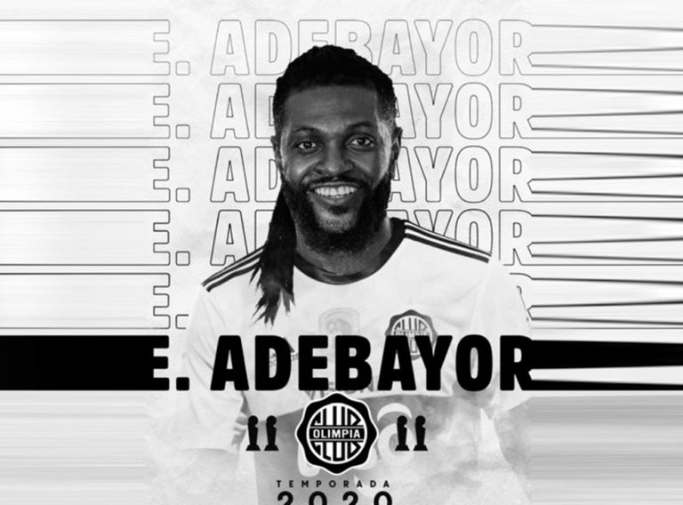 Adebayor jugará para el Olimpia de Paraguay