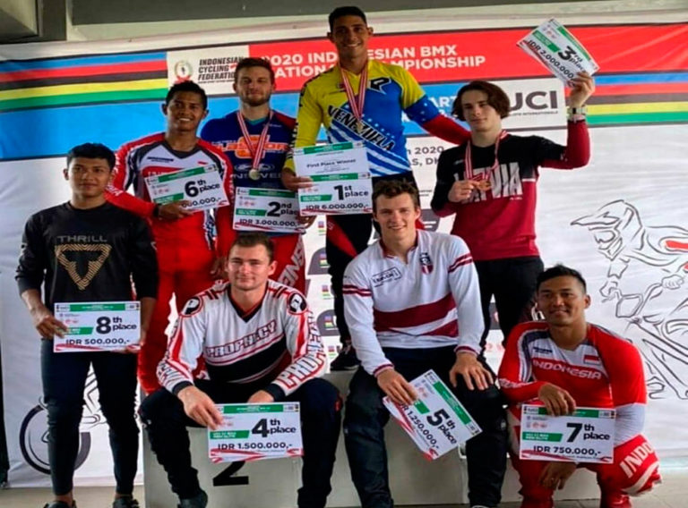 Jefferson Milano sacó oro y bronce en Jakarta