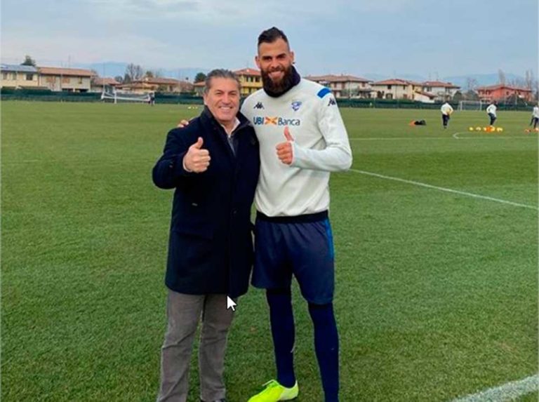 Peseiro visitó a Jhon Chancellor