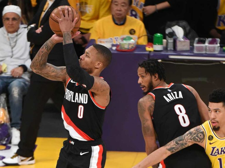Lillard homenajeó a Kobe al mejor estilo de la Mamba