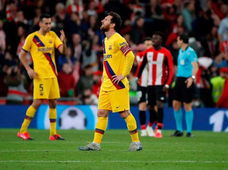 Barcelona le dice adiós a la Copa del Rey