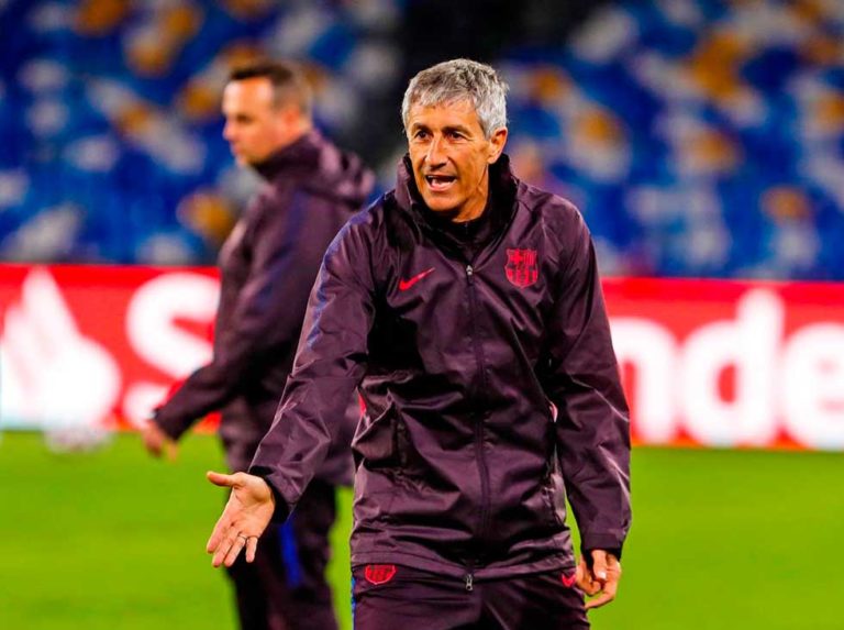 Setién: “Es un empate que es un buen resutlado”