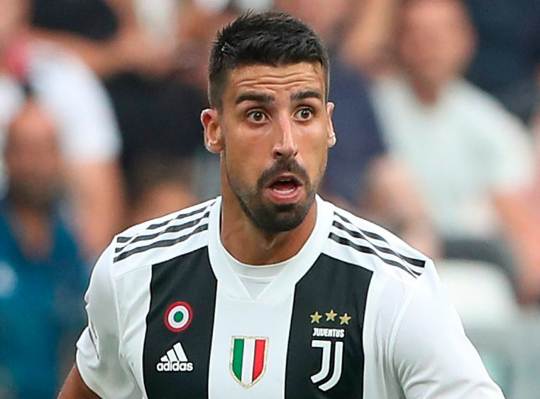 Khedira vuelve a entrenarse con el Juventus dos meses después