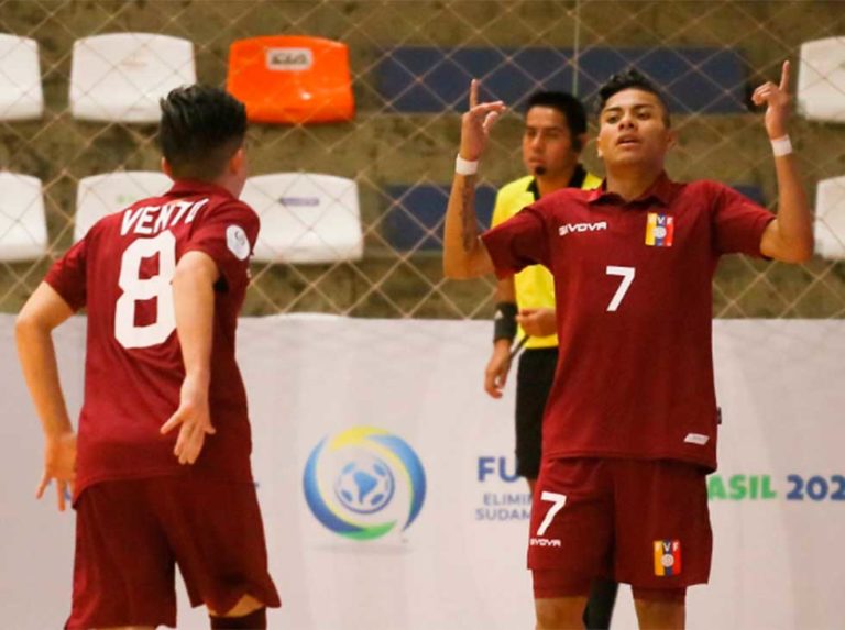 La selección de futsal  llega hoy a Venezuela
