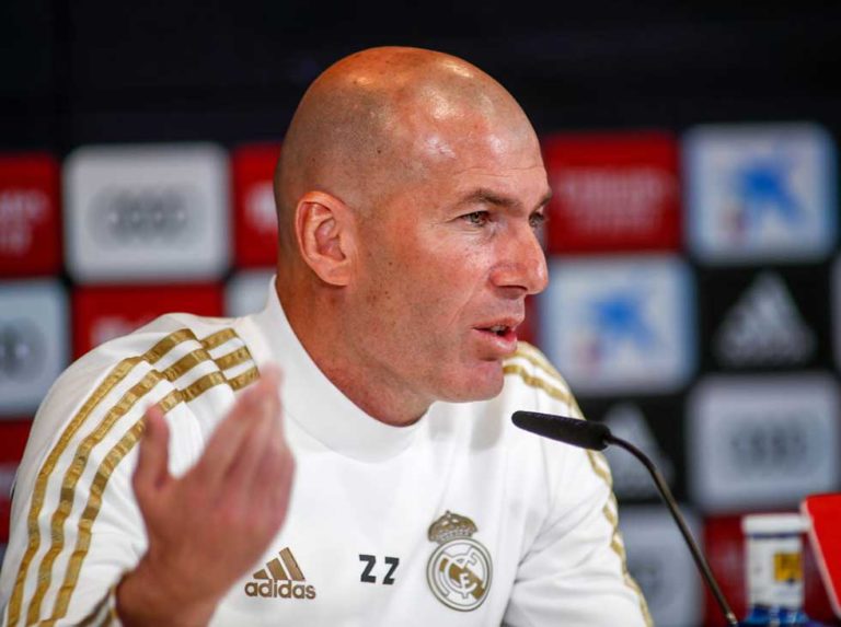 Zidane: «No pienso qué va a pasar si perdemos, no es mi filosofía»