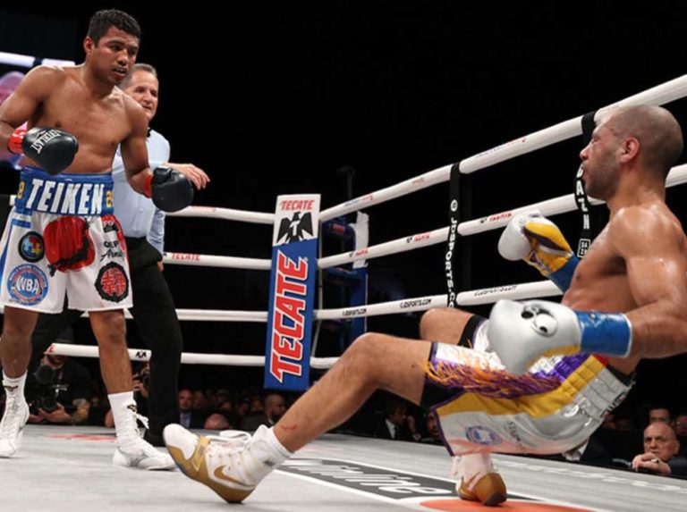 Chocolatito González recupéro faja supermosca