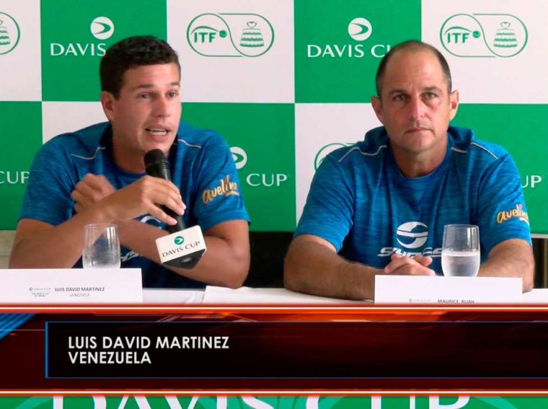 Venezuela enfrenta la Davis solo con tres mosqueteros