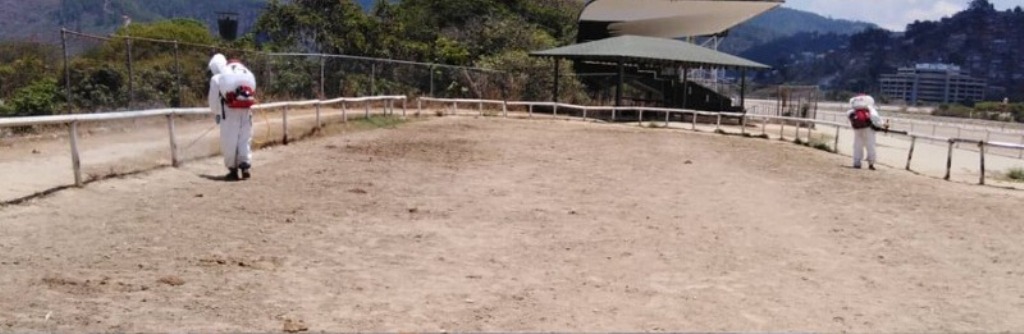Desinfección en el Hipódromo La Rinconada2