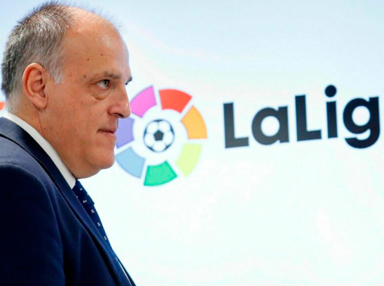 Tebas rechaza suspensión del fútbol francés