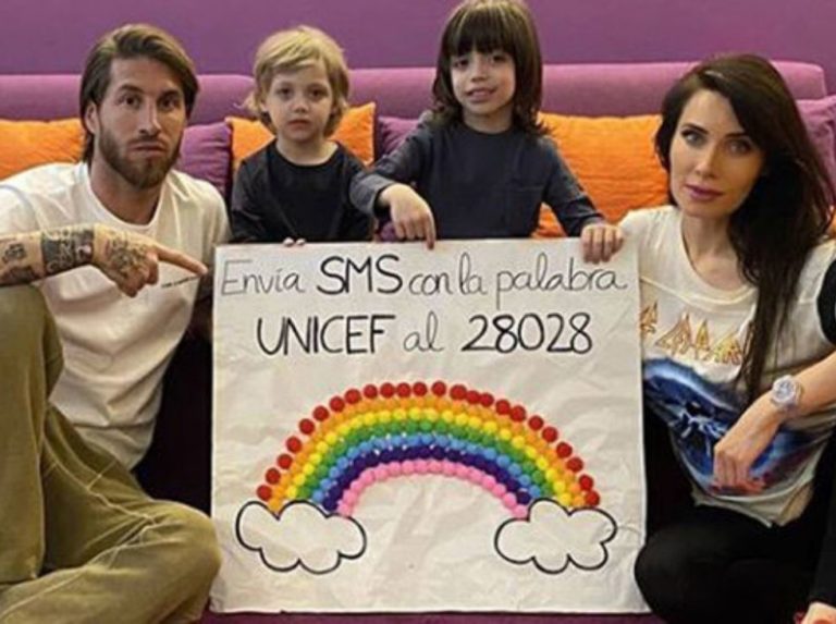 Ramos: «Mis compañeros, el club y yo hemos colaborado con Unicef»
