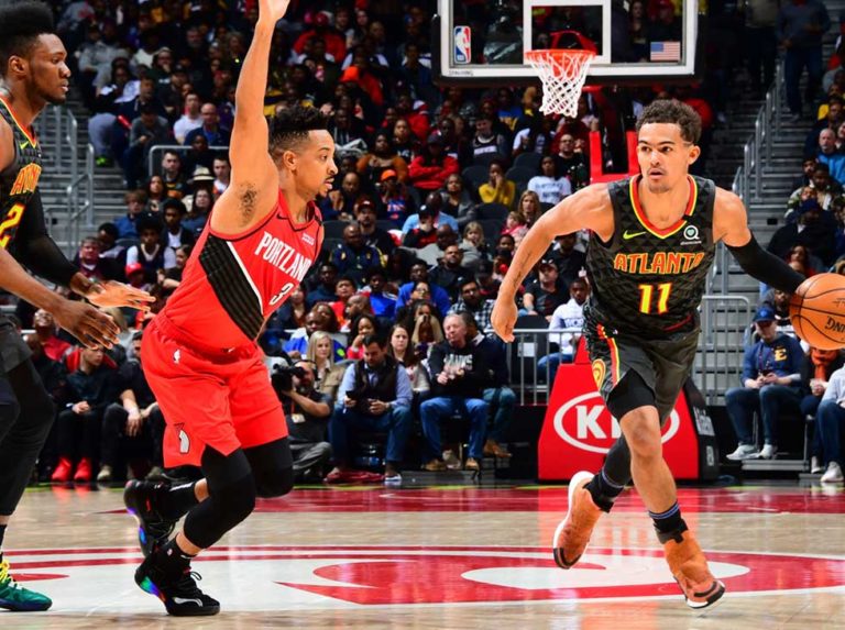 Trae Young se creció ante Portland