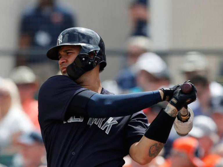 Gary Sánchez estará ausente por varios juegos