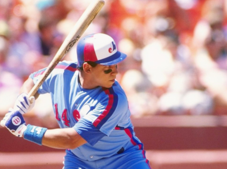 Reina El Gato entre los primera base de Expos/Nacionales