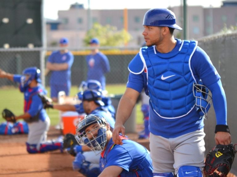 Contreras entrena con todo los hierros